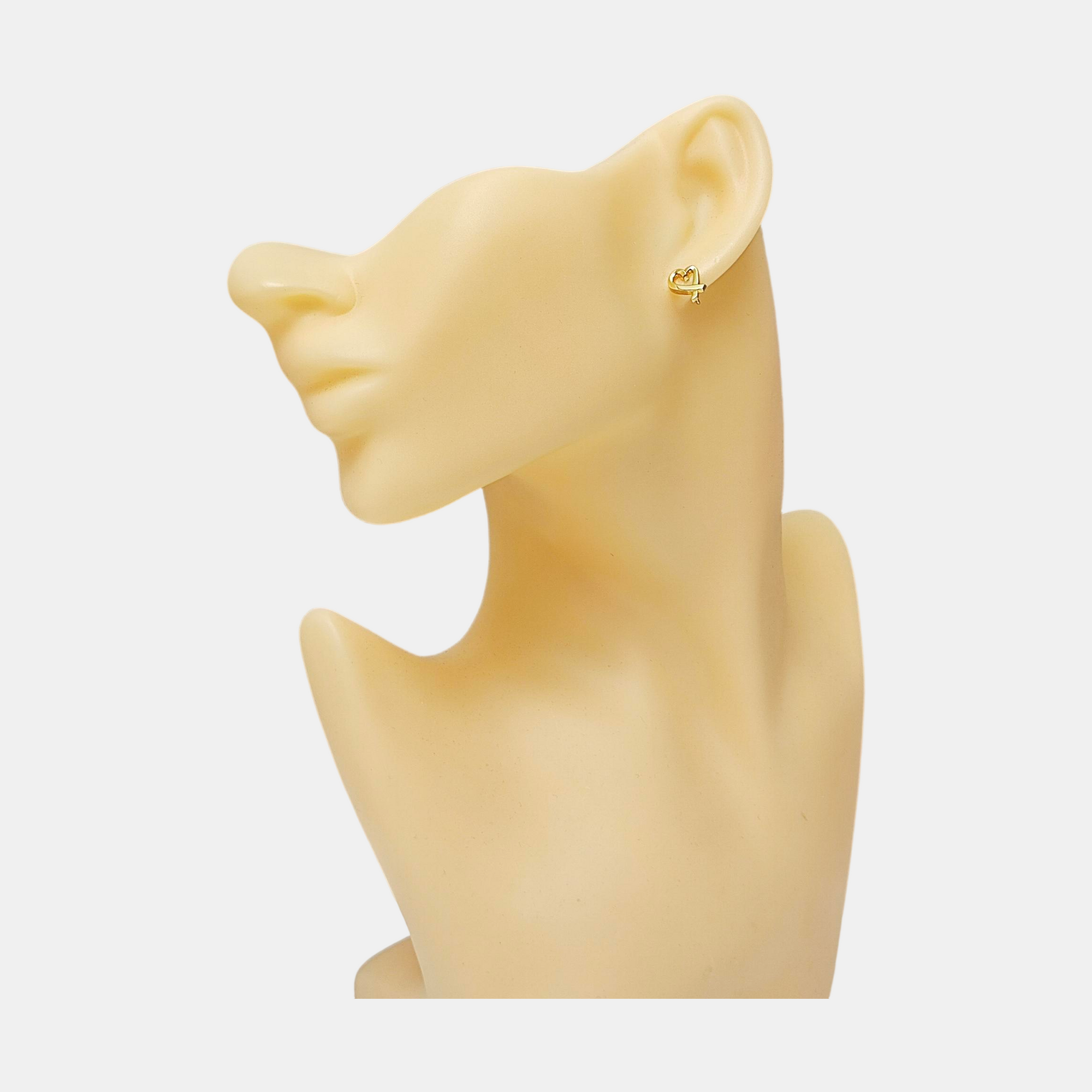Paloma Picasso 18k Gold Stud Earrings