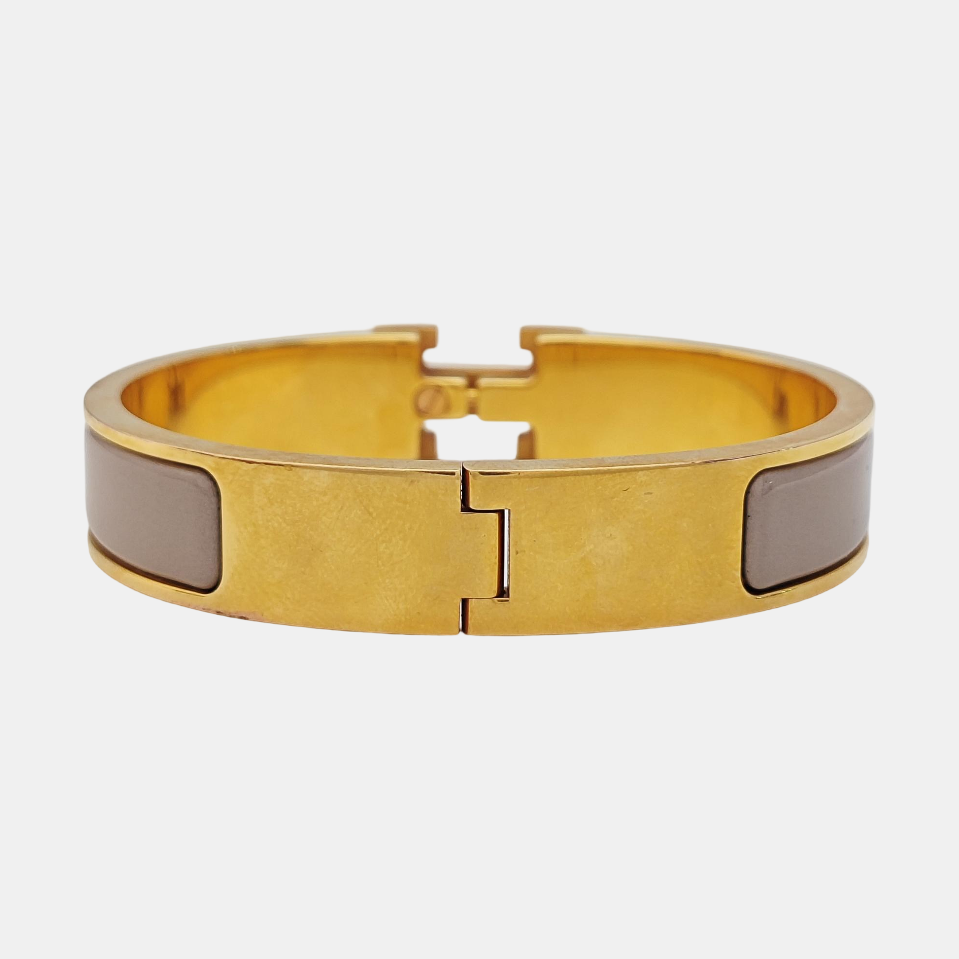 Clic H Metal Gold Bangle