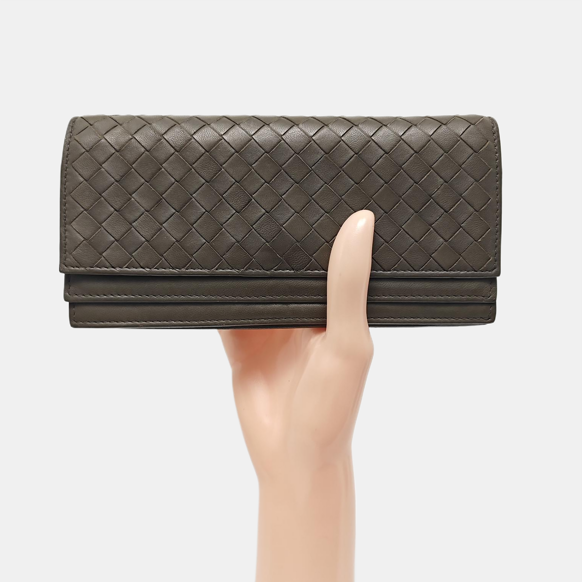 Lambskin Wallet Gray