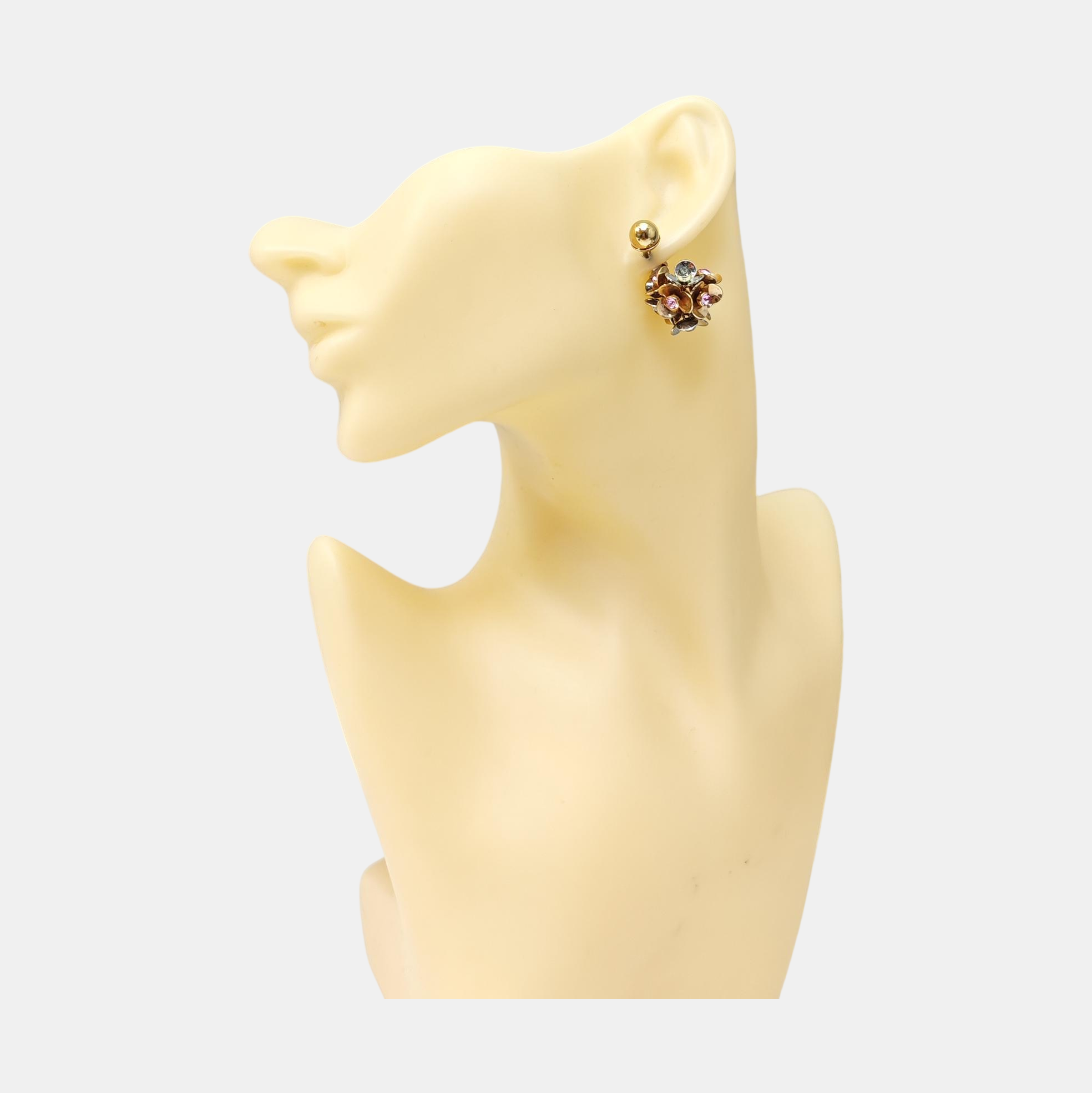Metal Rose Gold Stud Earrings