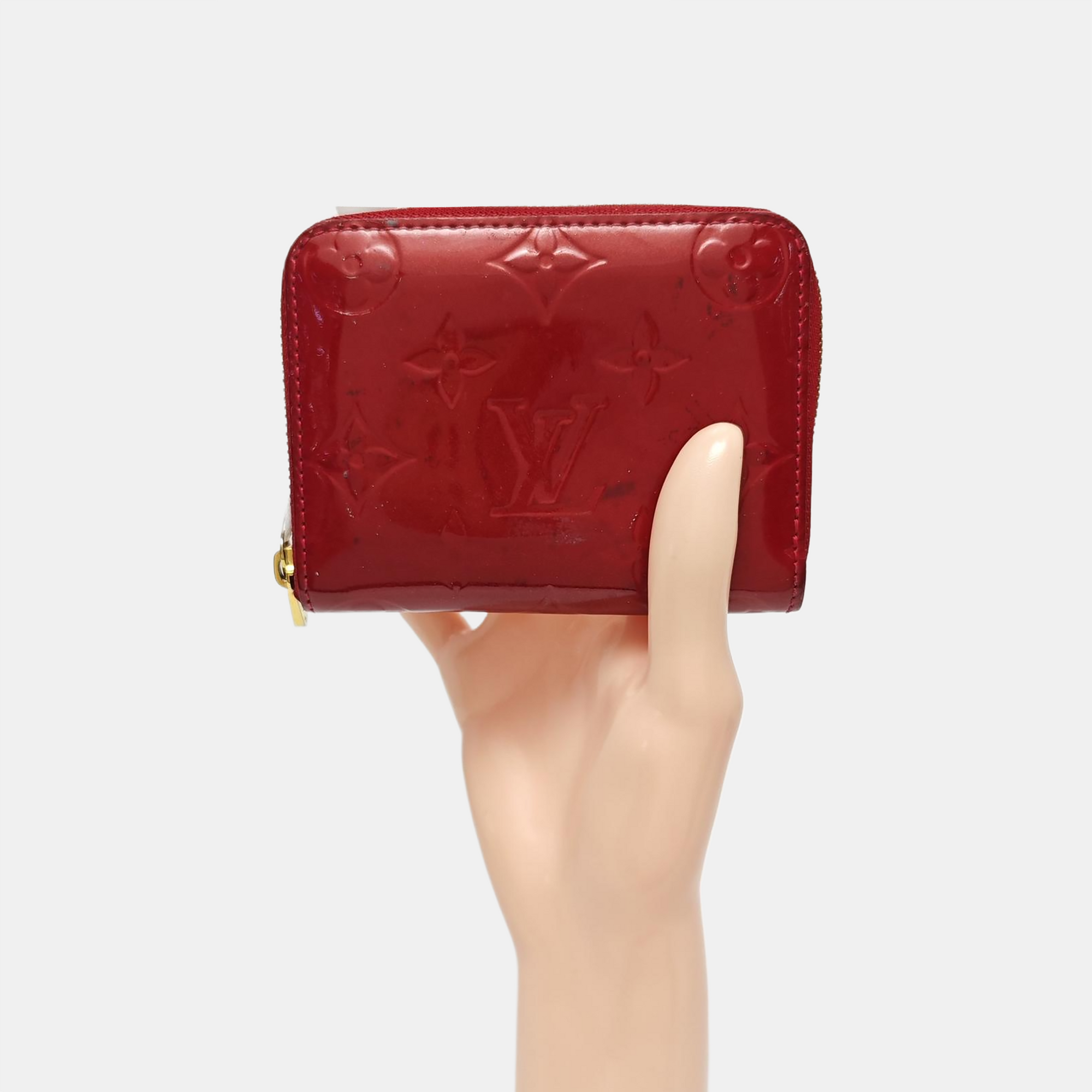 ZIPPY Patent Leather Red Wallet