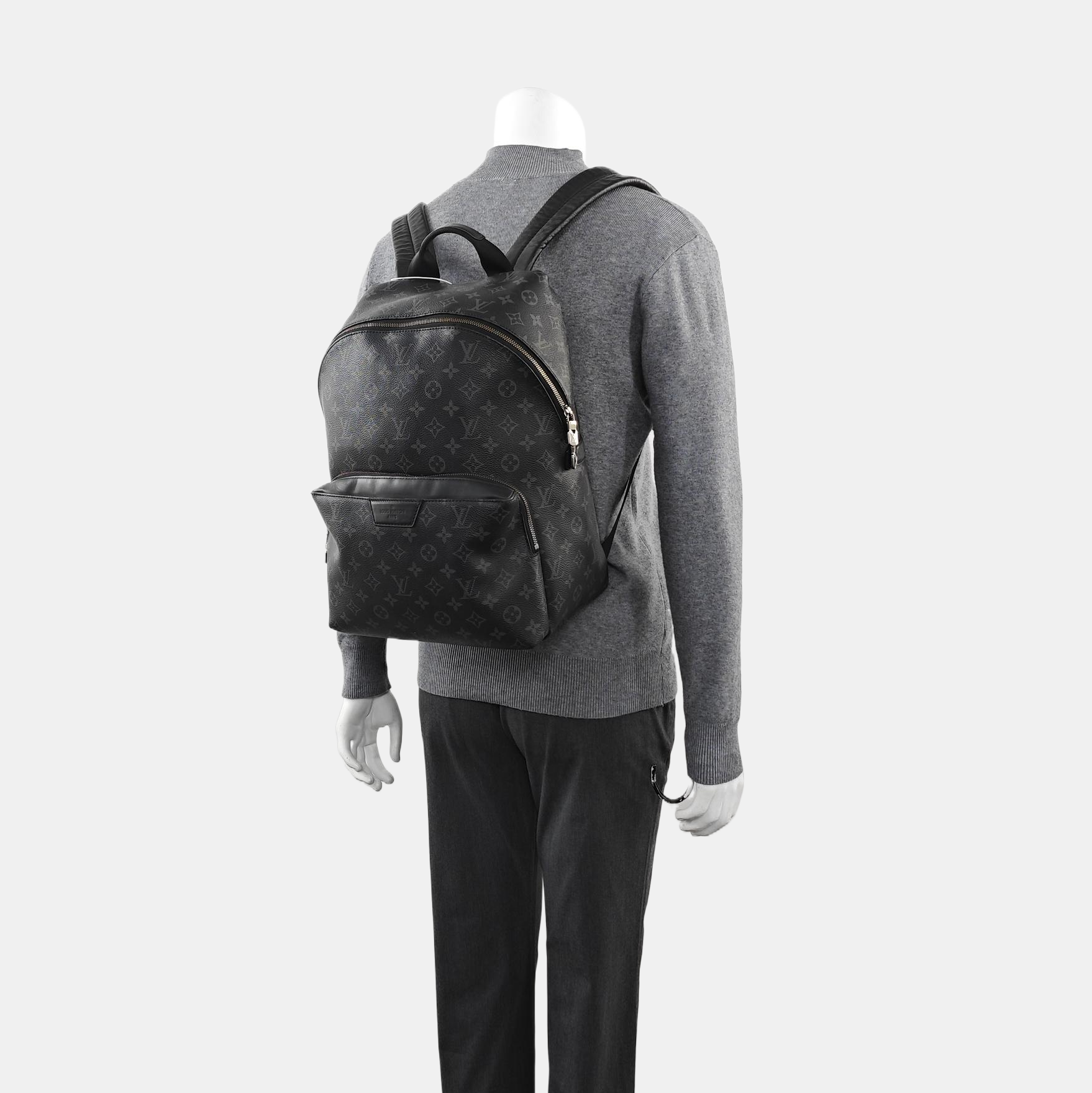 DISCOVERY Monogram Coated Canvas Gray