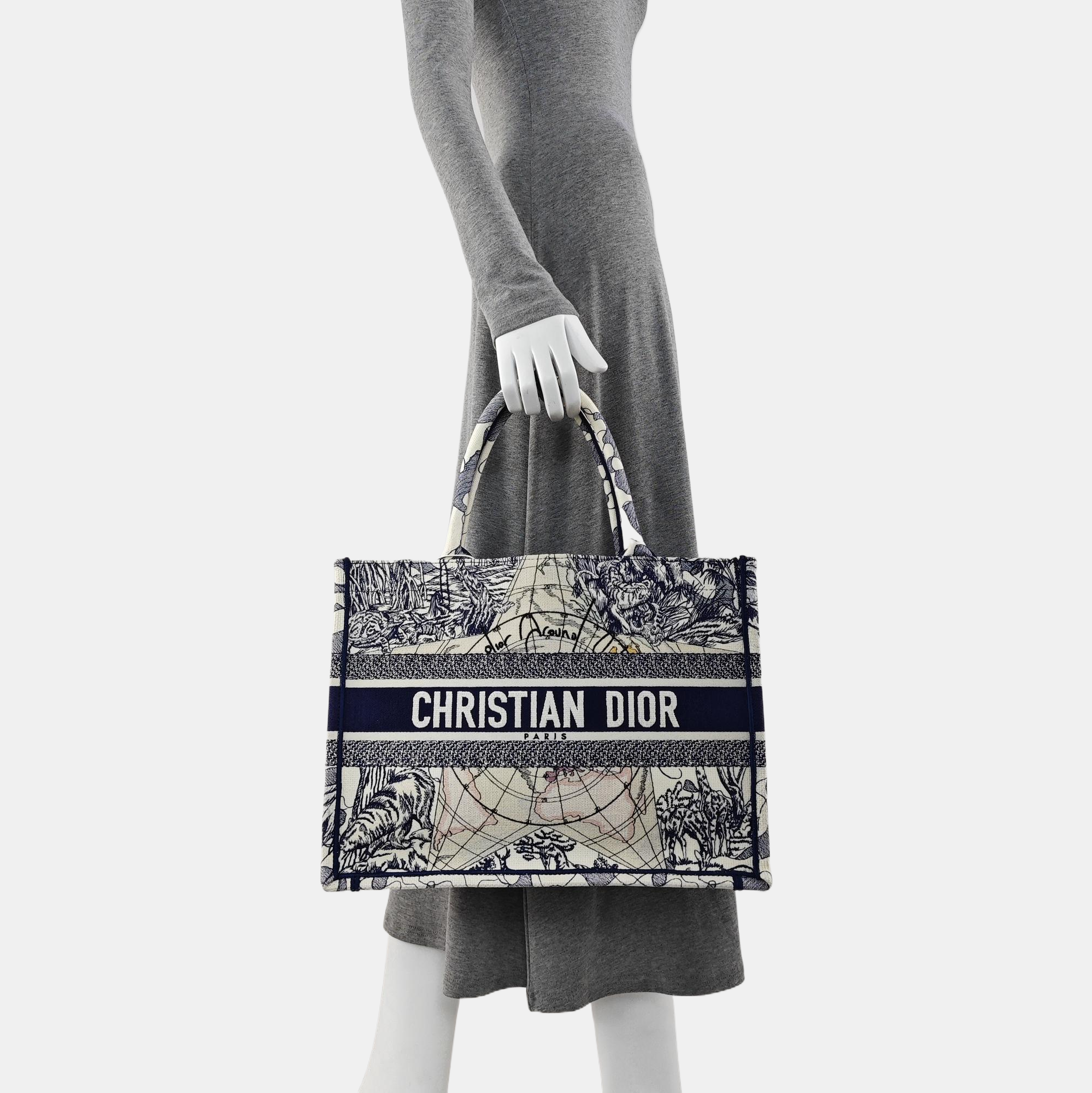 Book Tote Medium Canvas Blue