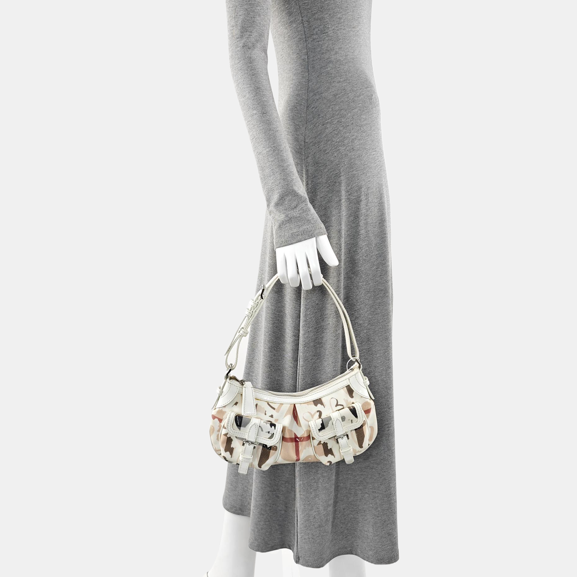 Coated Canvas Tote Bag White