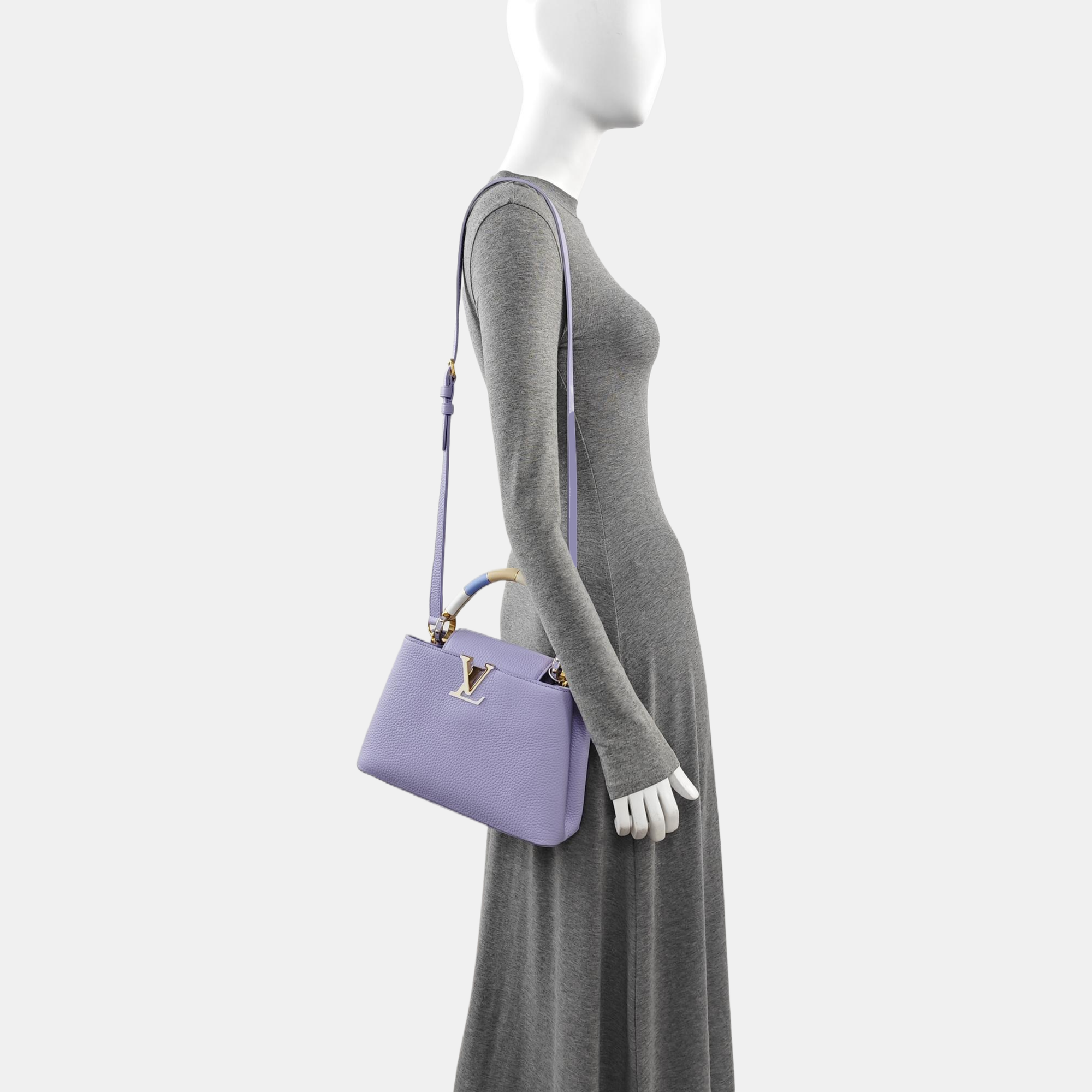 CAPUCINES BB Calfskin Purple