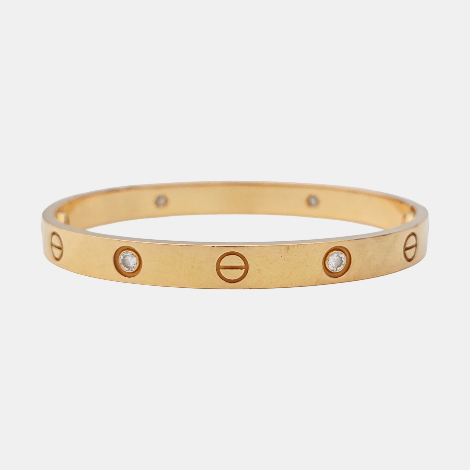 LOVE 18k Rose Gold Bangle