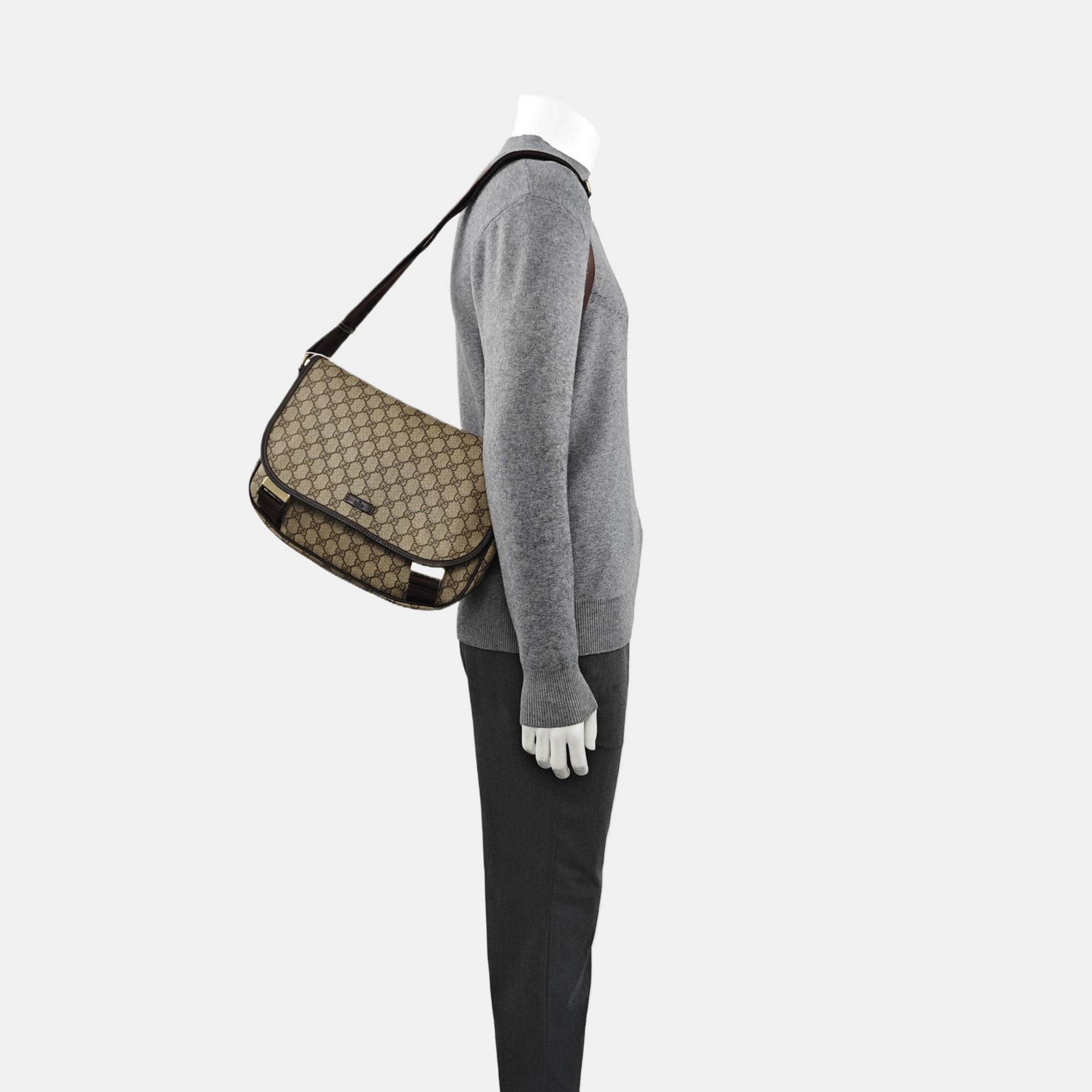GG Imprime Monogram Coated Canvas Black