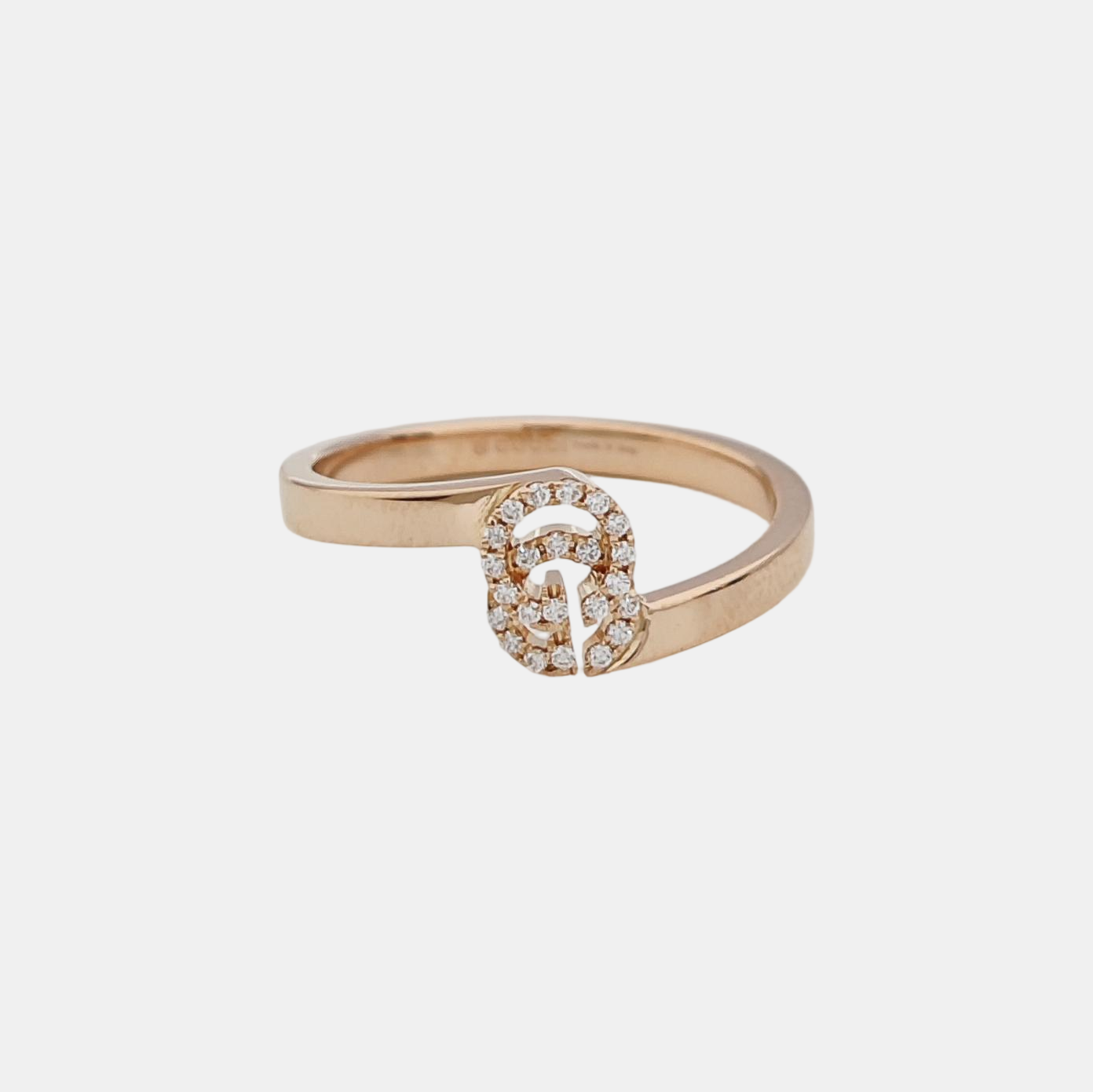 GG Running 18k Rose Gold Ring EU 50