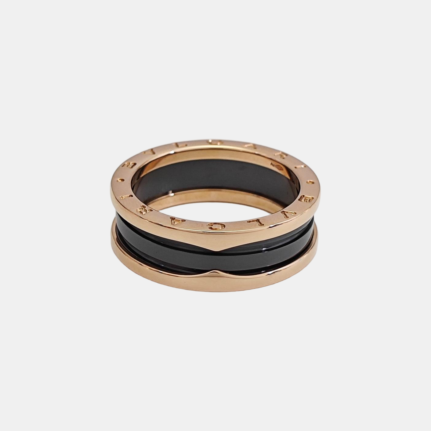 B.ZERO1 18k Rose Gold Ring EU 65