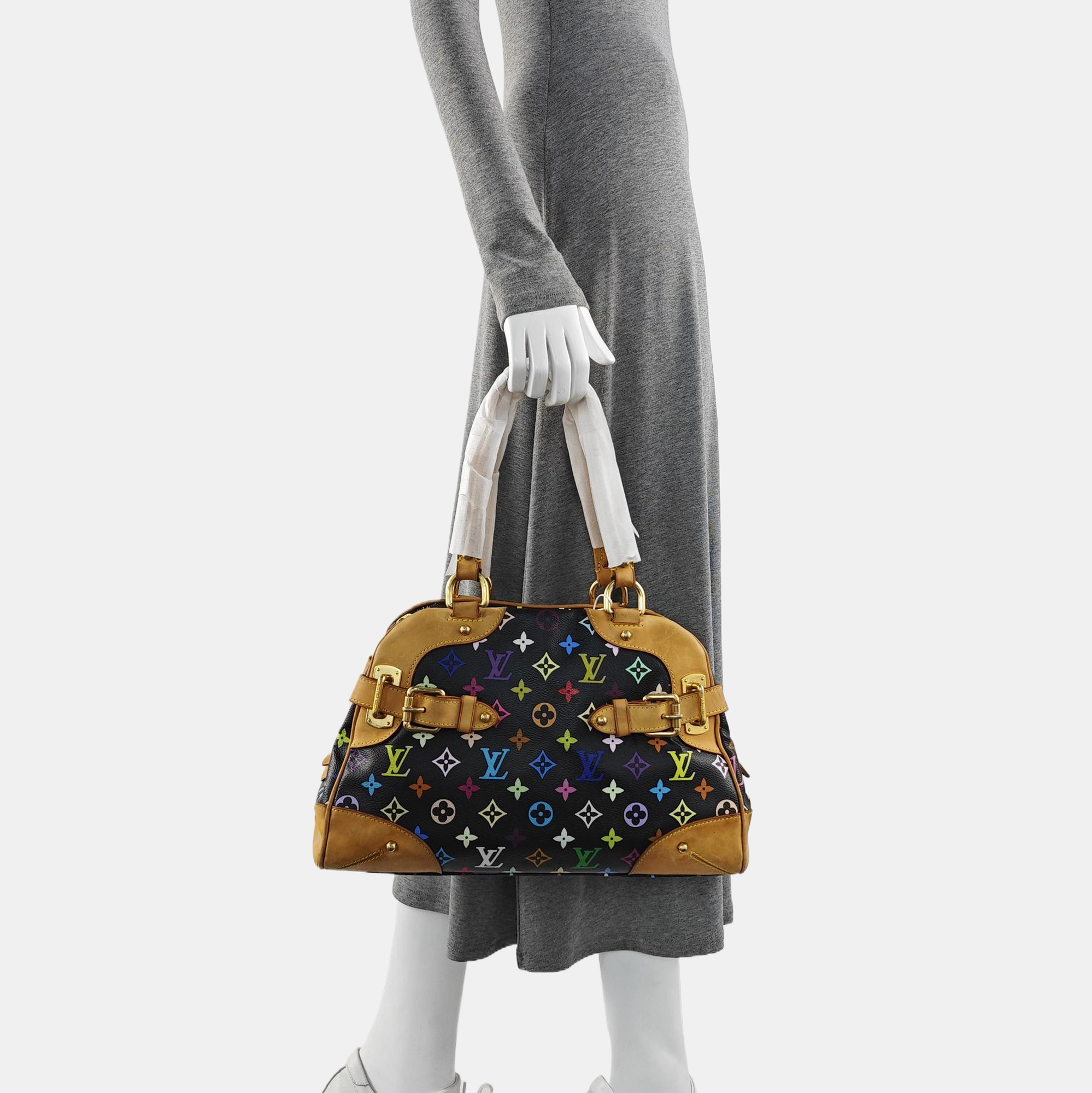 LV × TM CLAUDIA Monogram Coated Canvas Black