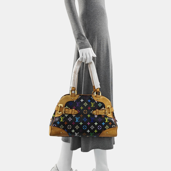LV × TM CLAUDIA Monogram Coated Canvas Black