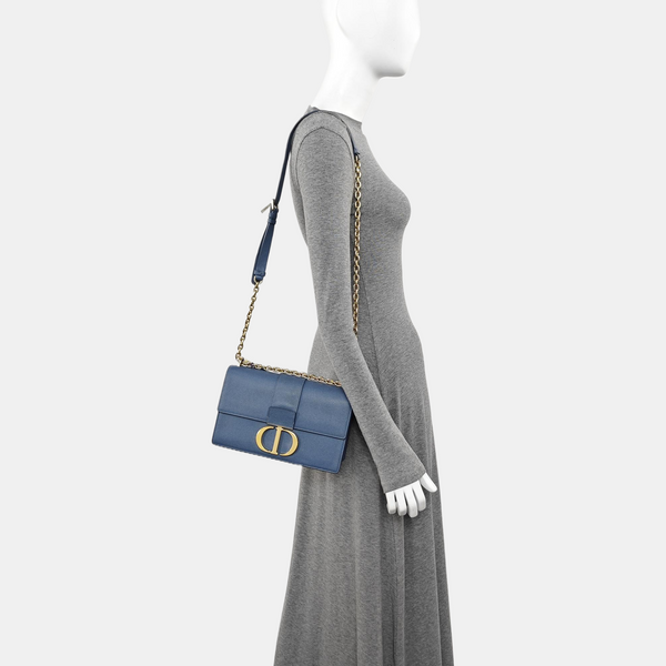 30 Montaigne Calfskin Blue