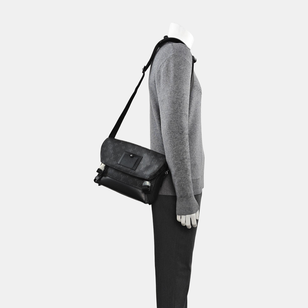 VOYAGER PM Monogram Coated Canvas Black