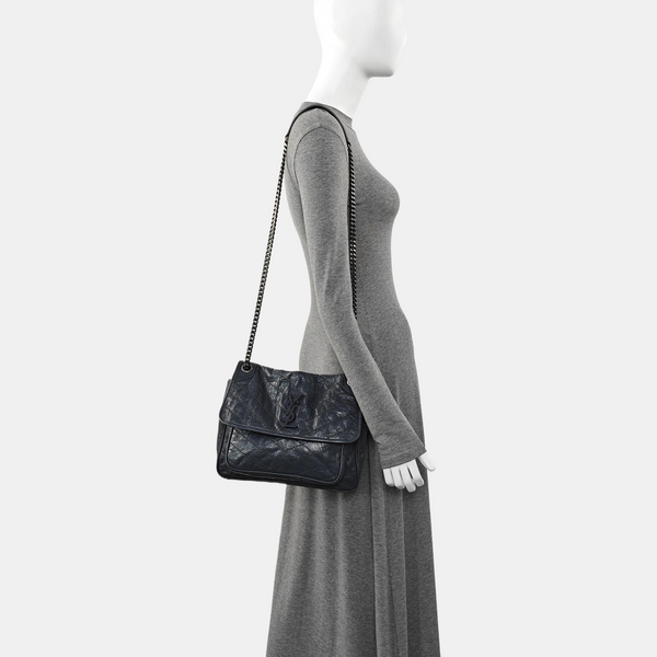 NIKI Medium Calfskin Blue