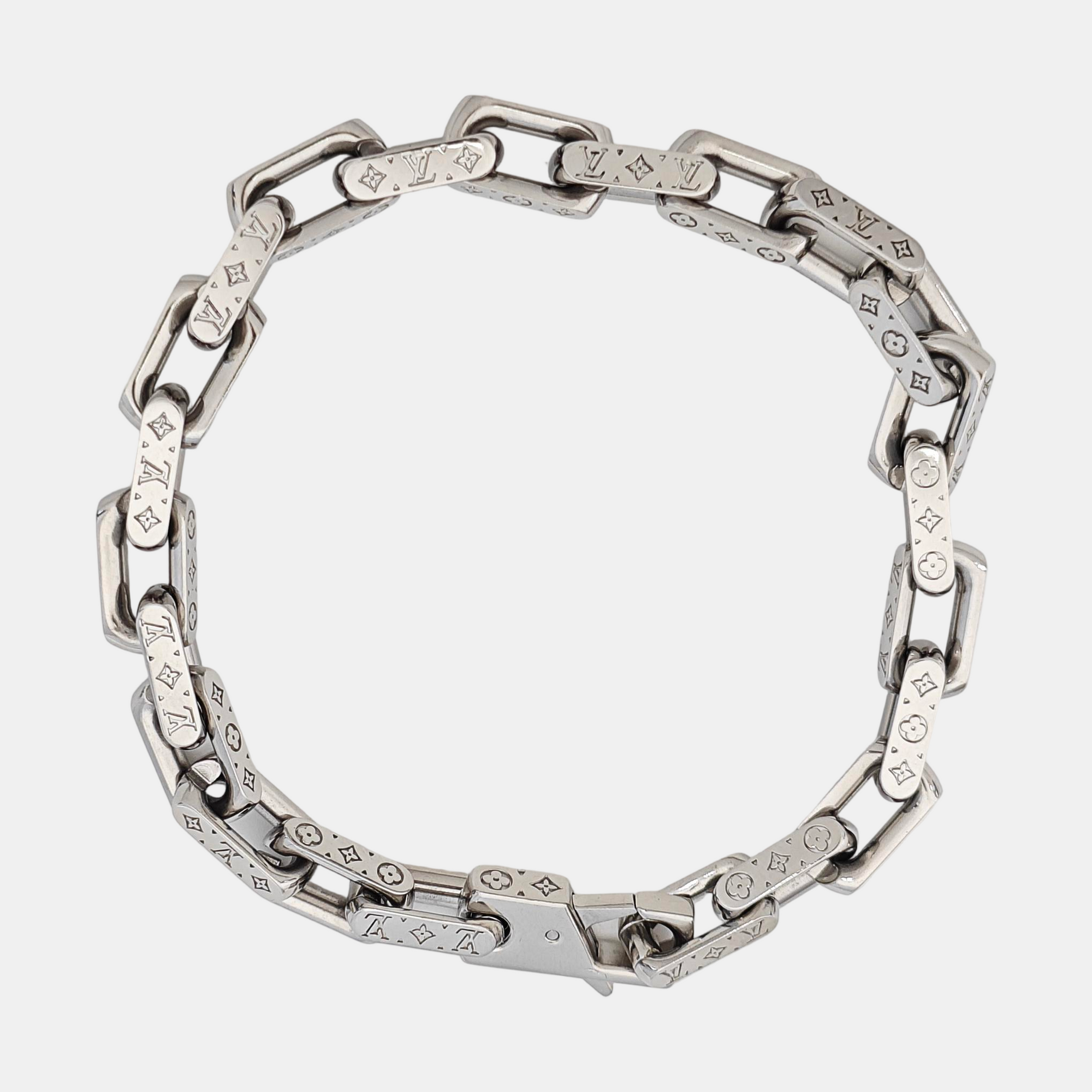 MONOGRAM Metal Silver Bracelet
