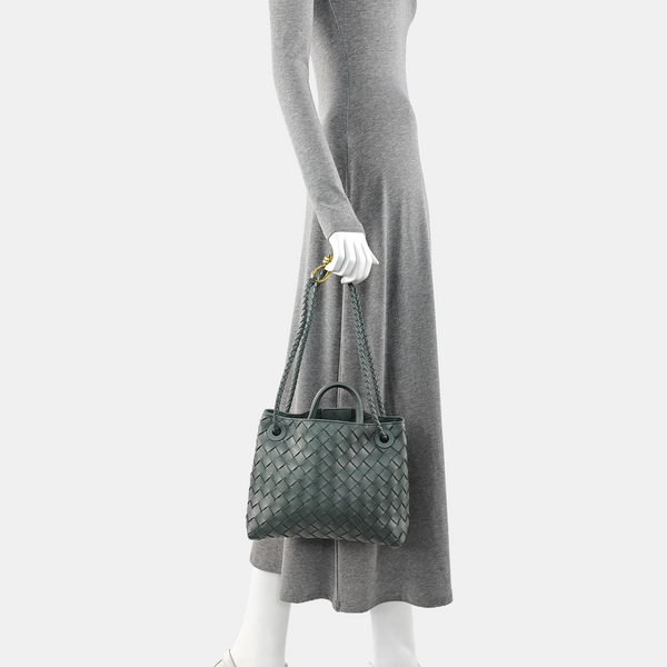 Lambskin Tote Bag Green