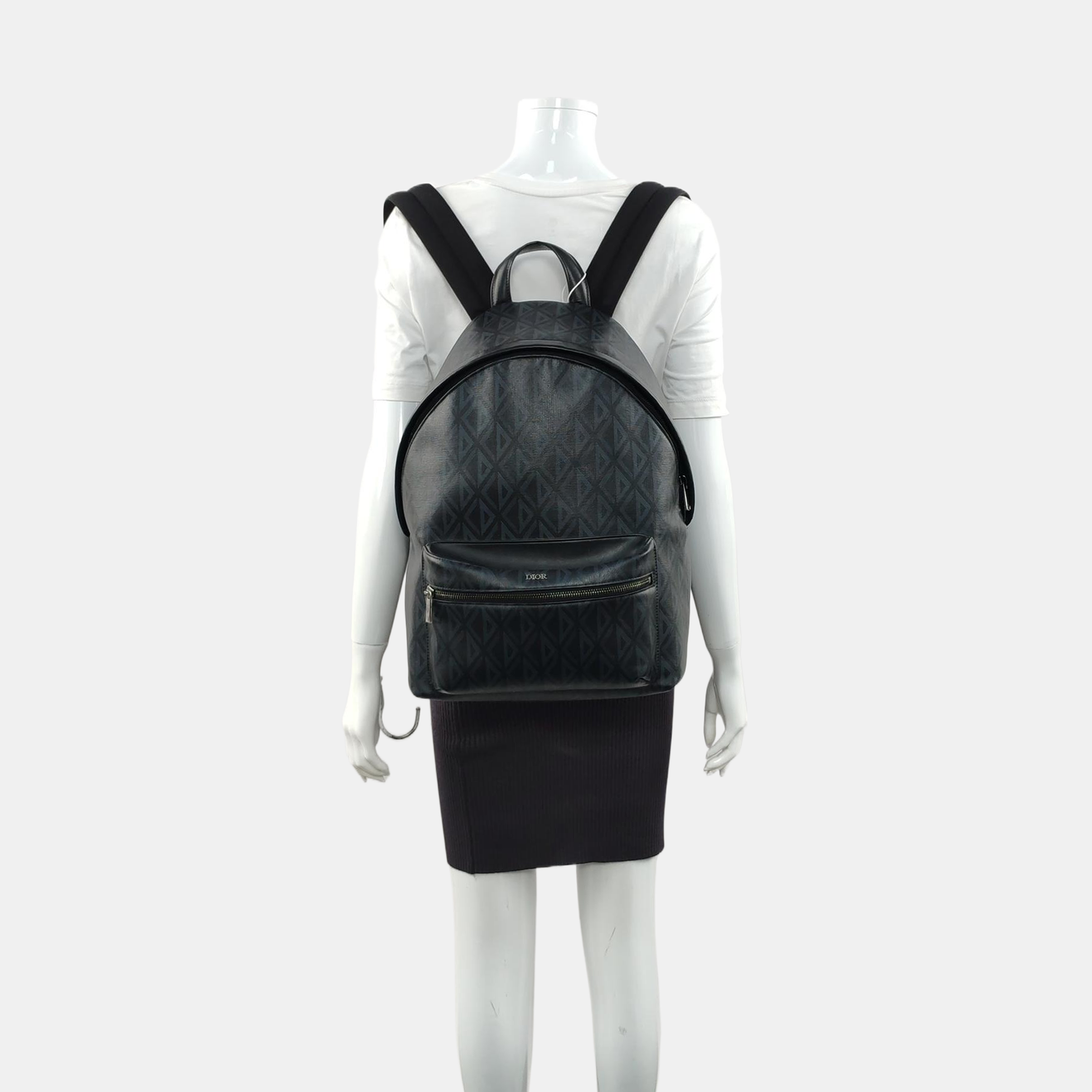 Rider Oblique Coated Canvas Black