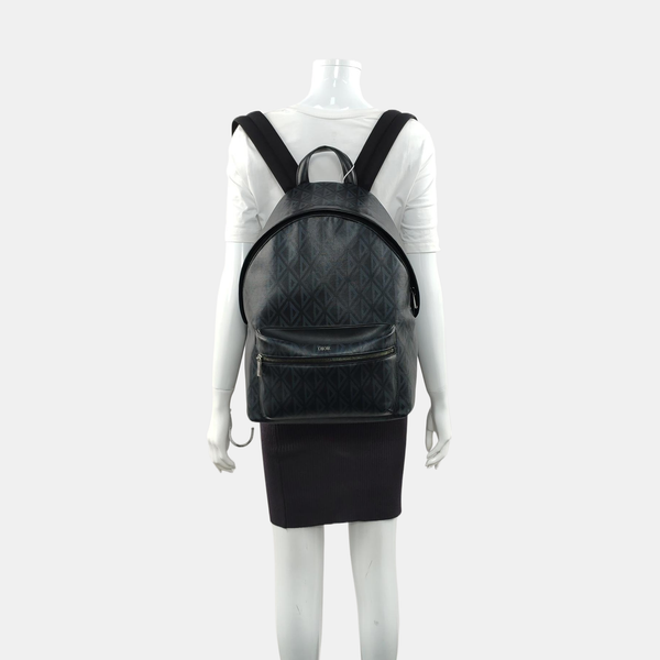 Rider Oblique Coated Canvas Black