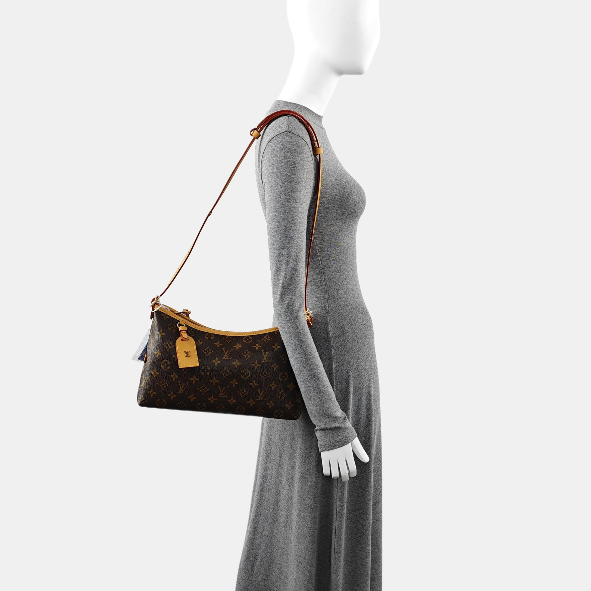 CARRYALL MM Monogram Coated Canvas Brown