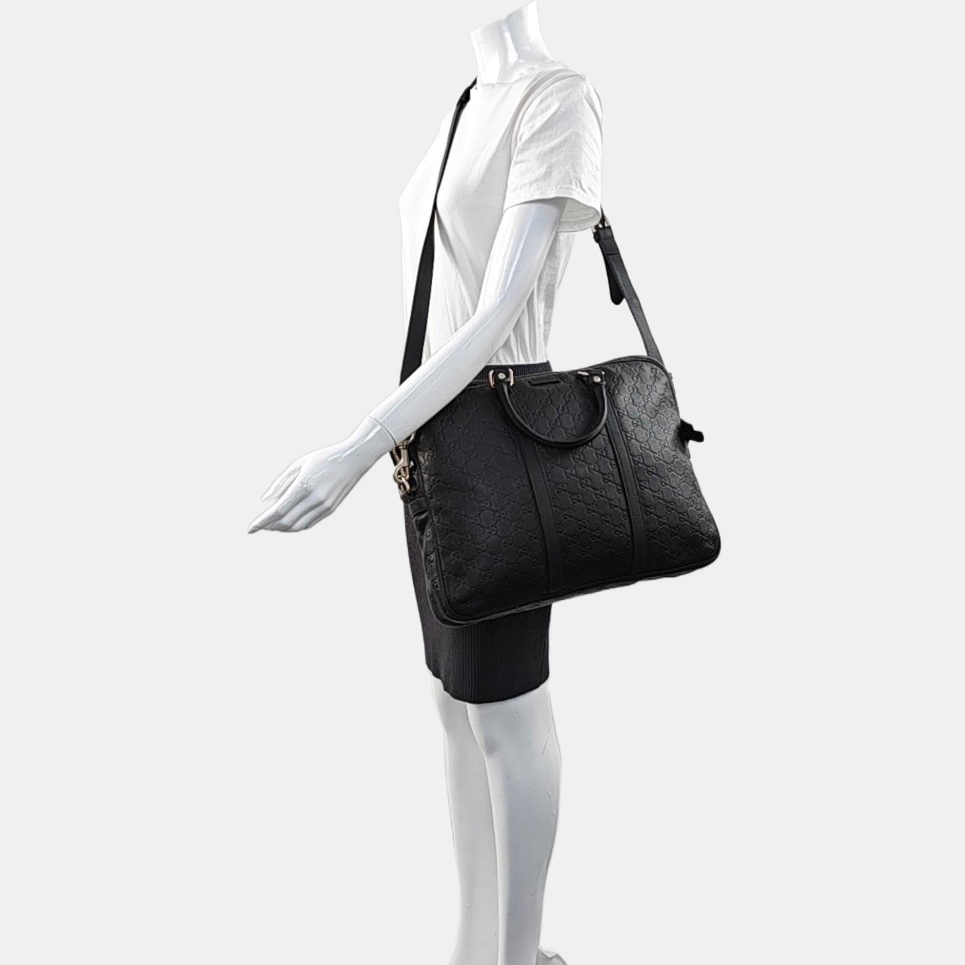 Duffle Monogram Calfskin Black