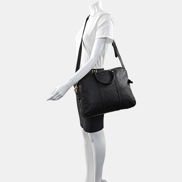 Duffle Monogram Calfskin Black