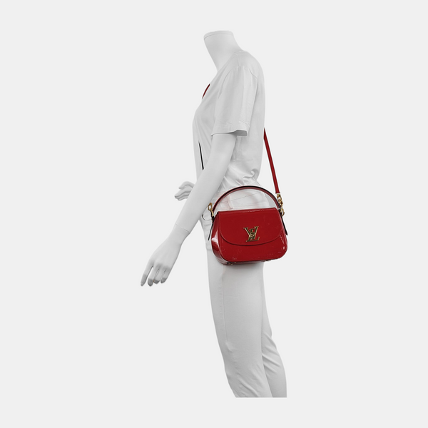 PASADENA PM Monogram Calfskin Red