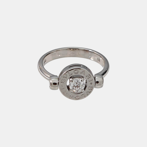 BVLGARI BVLGARI 18k White Gold Silver Ring EU 52