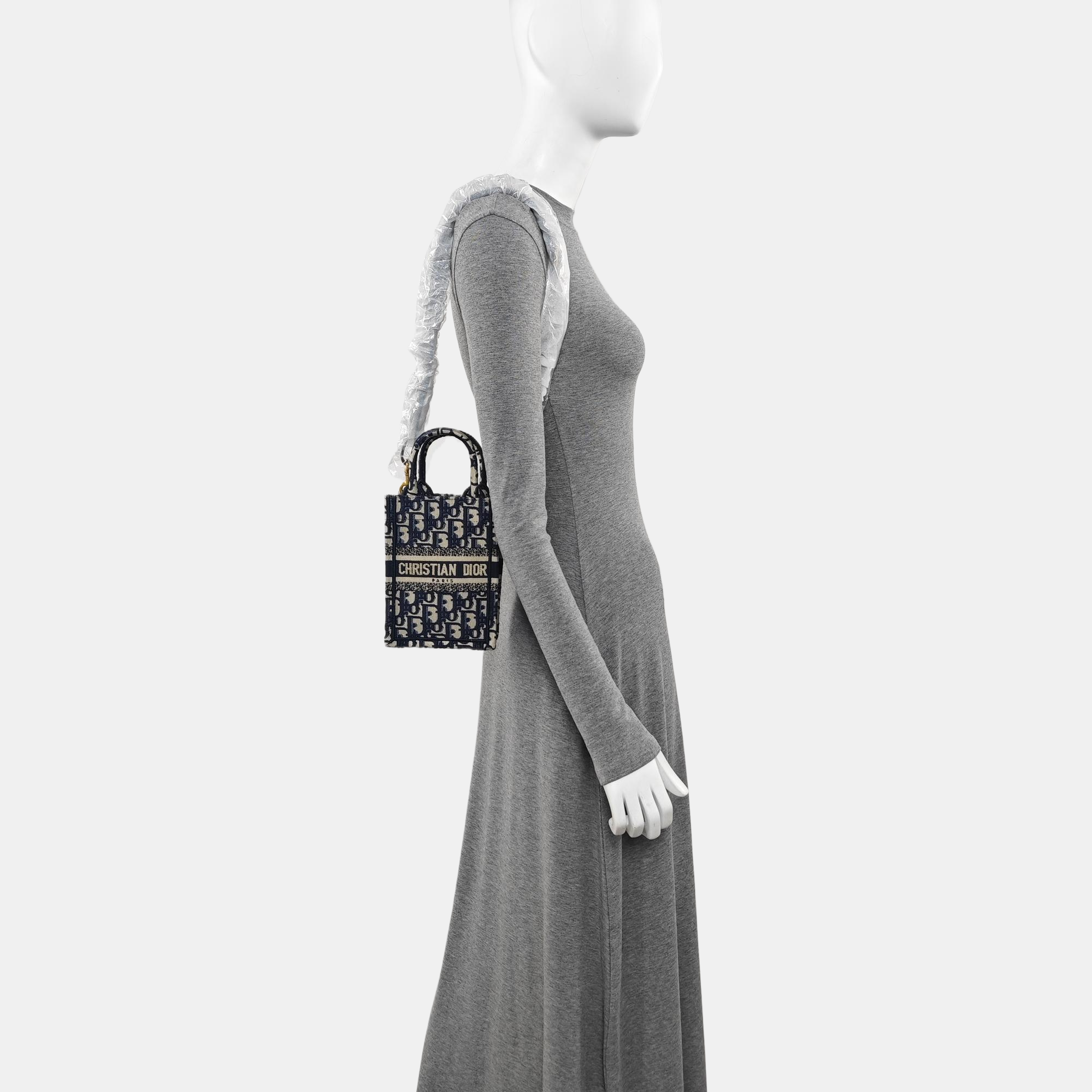 Book Tote Oblique Fabric Beige