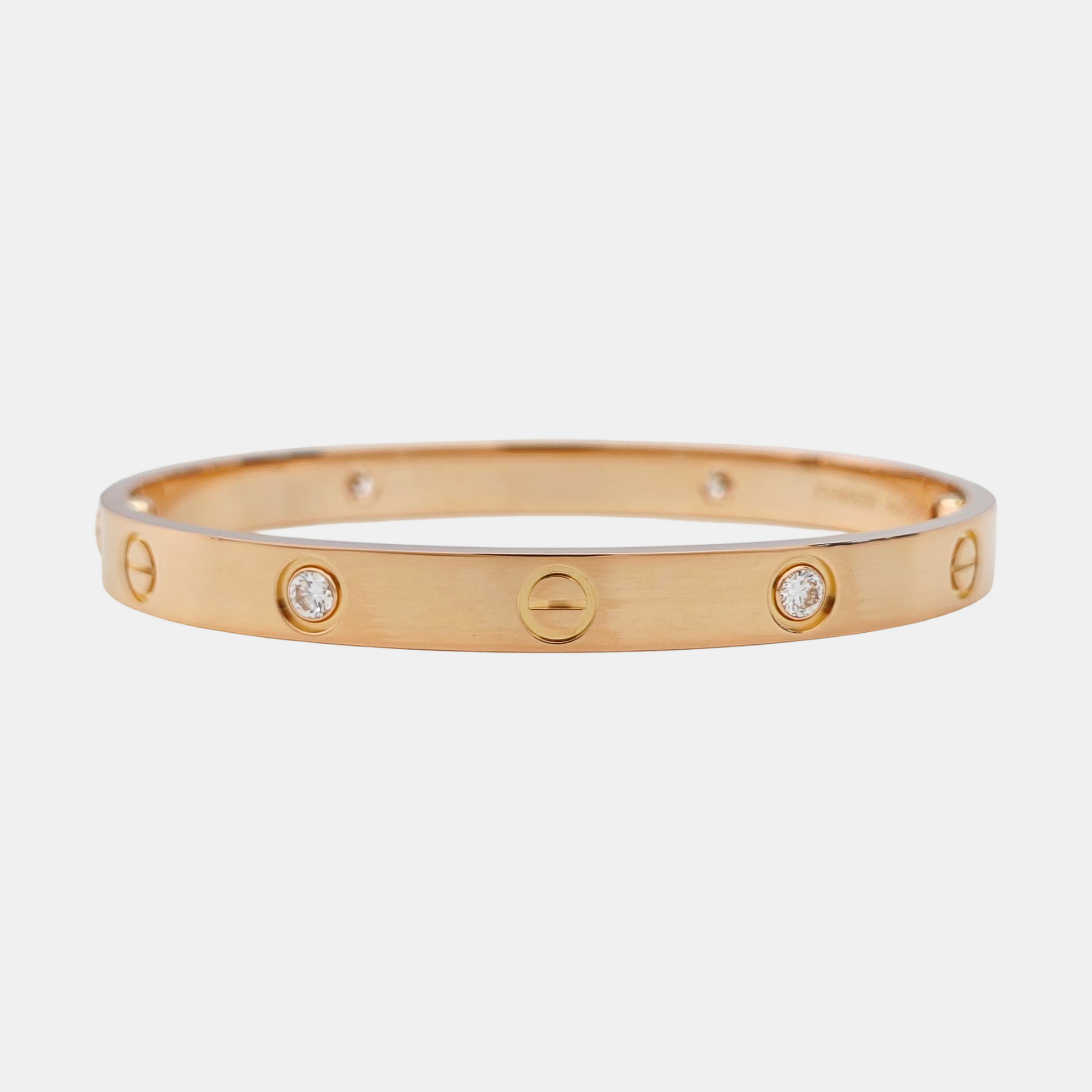 LOVE 18k Rose Gold Bangle