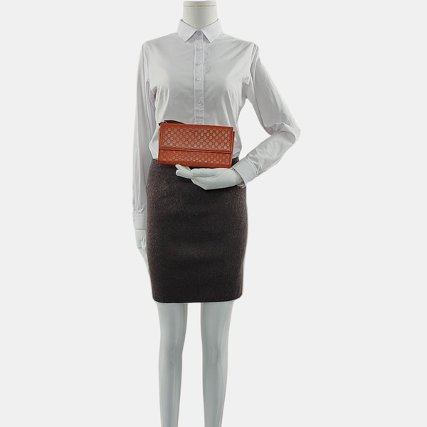 Monogram Calfskin Wallet Brown