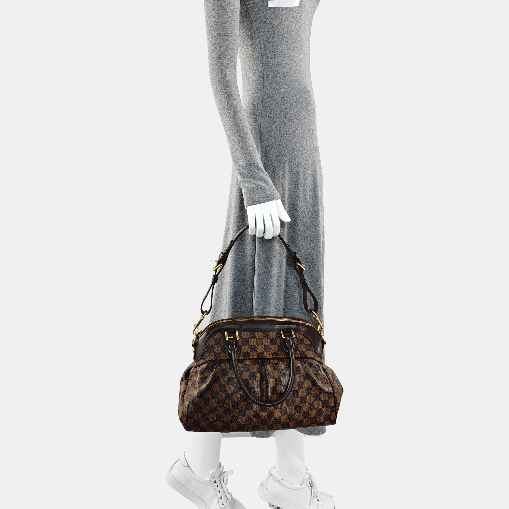 TREVI PM Damier Ebene Coated Canvas Brown