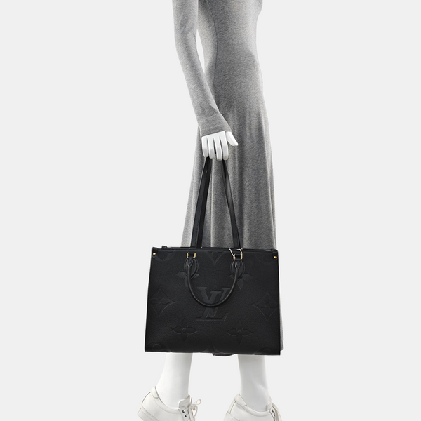 ONTHEGO MM Monogram Calfskin Black