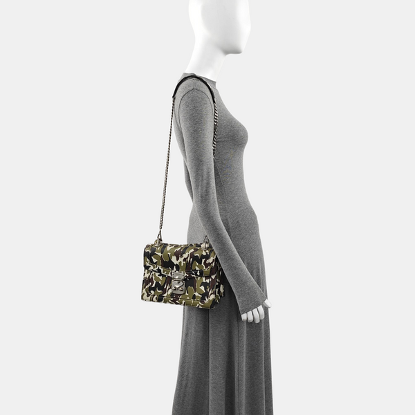 Calfskin Shoulder Bag Green