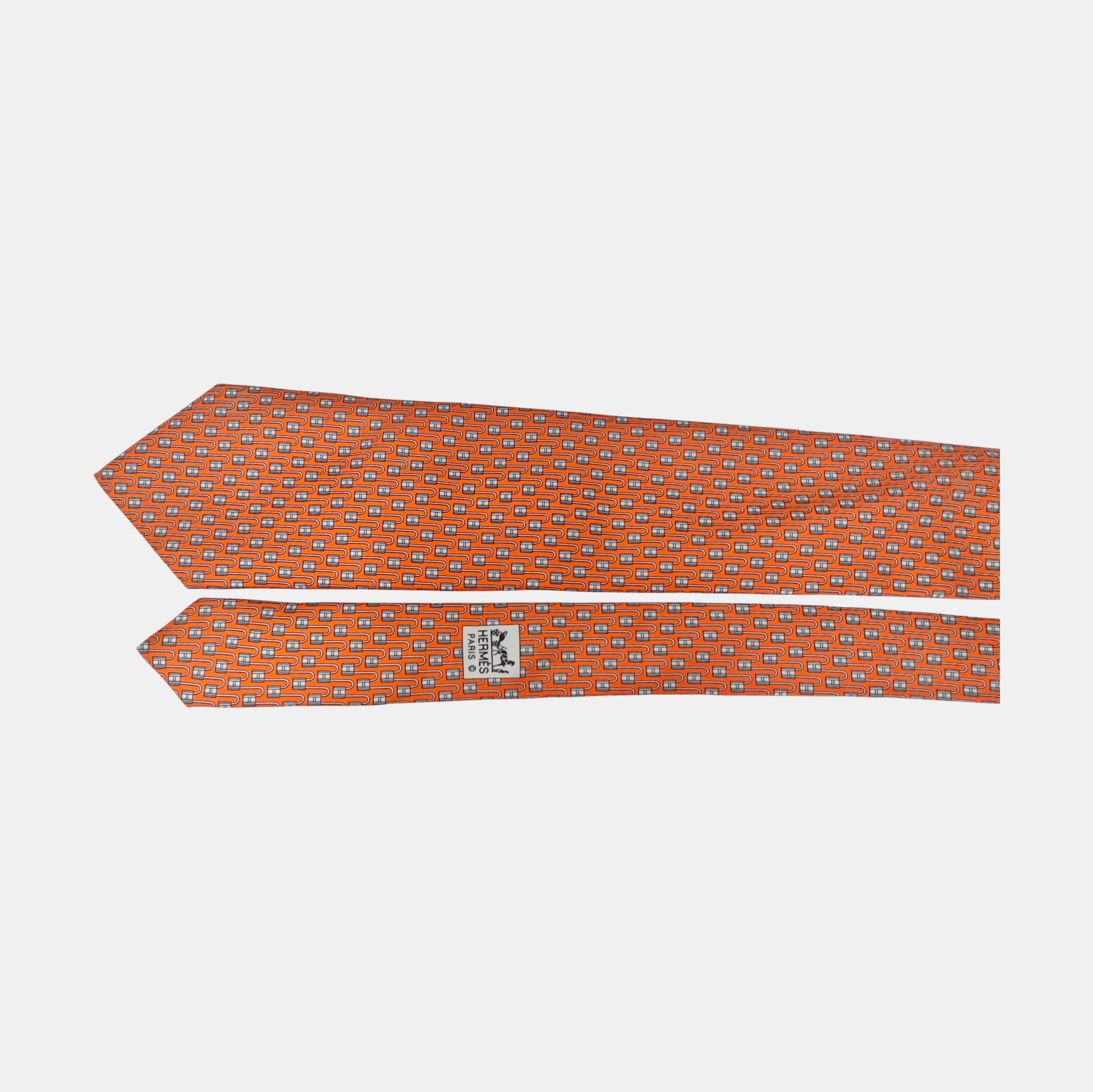 Mulberry Silk Tie Orange