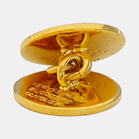 Metal Cufflink Gold