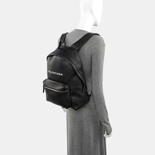 Calfskin Backpack Large Black