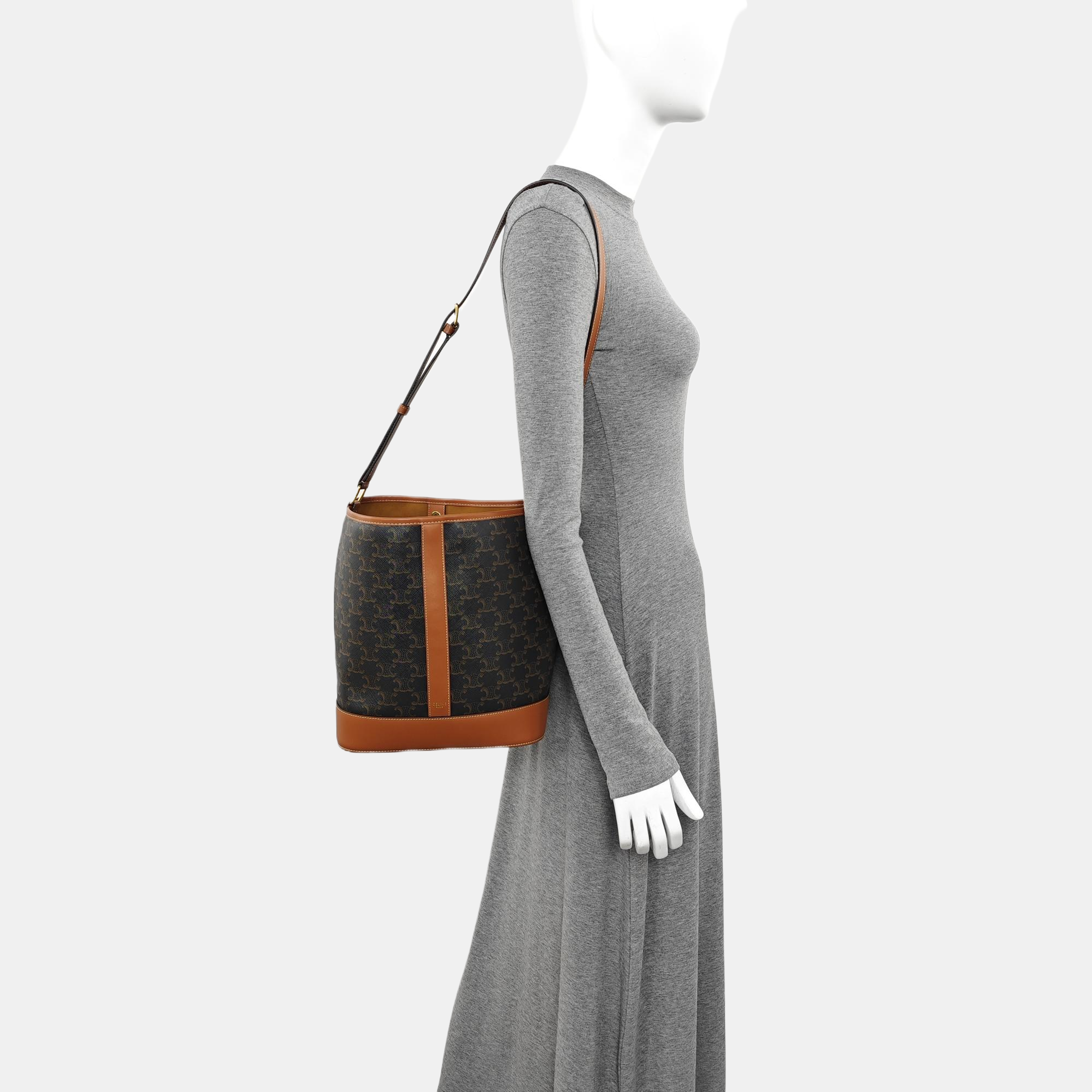 TRIOMPHE CANVAS Medium Coated Canvas Brown