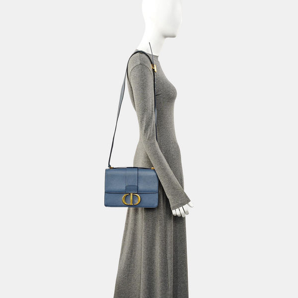 30 Montaigne Calfskin Blue