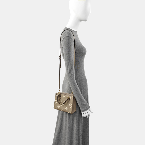 ONTHEGO BB Monogram Calfskin Gray