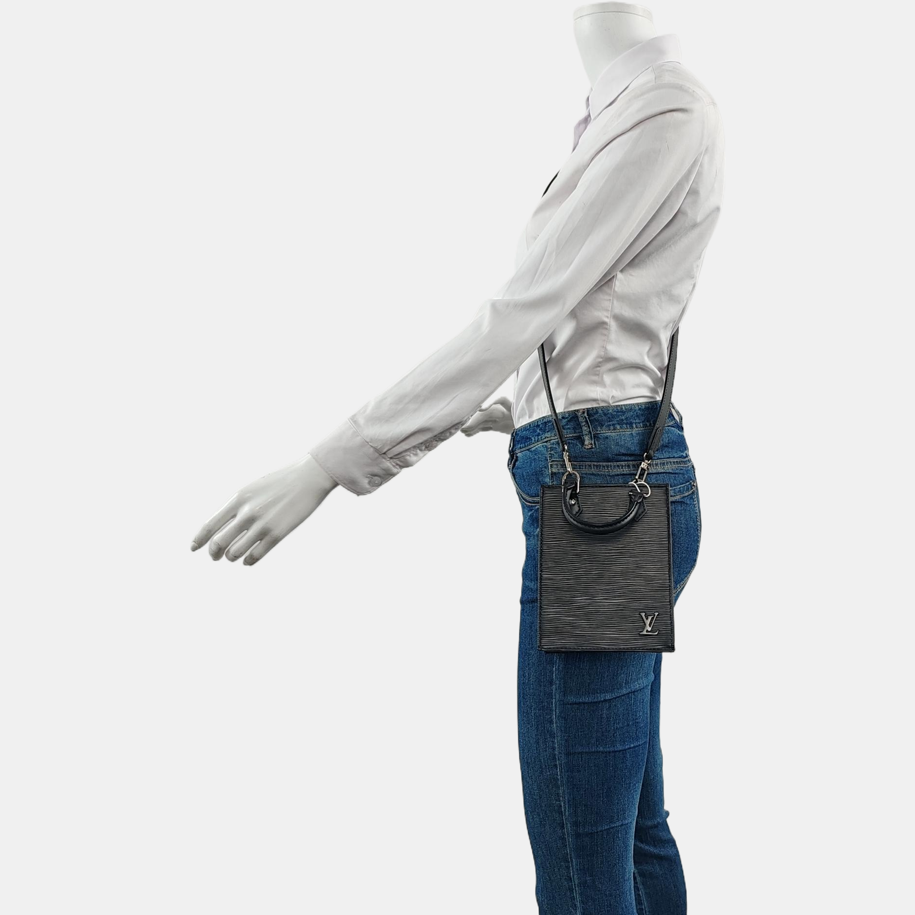 SAC PLAT Mini Epi Black