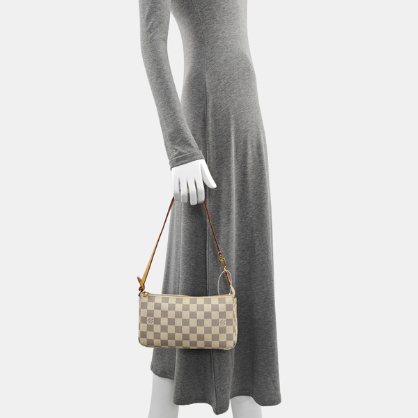 ACCESSOIRES GM Damier Azur Coated Canvas White