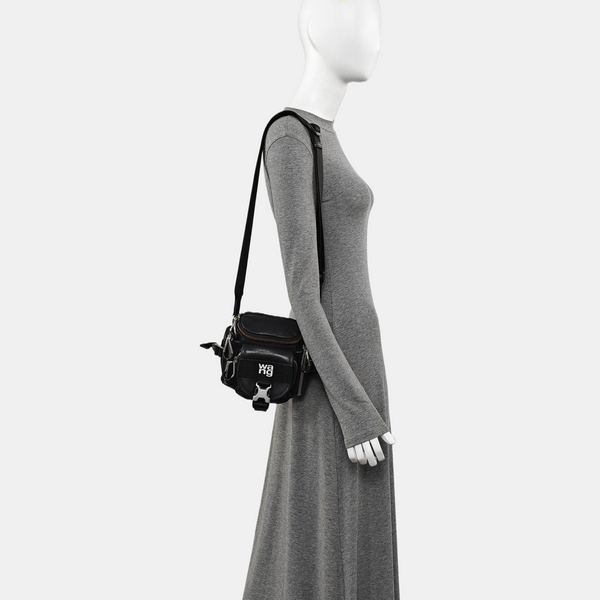 Calfskin Shoulder Bag Black