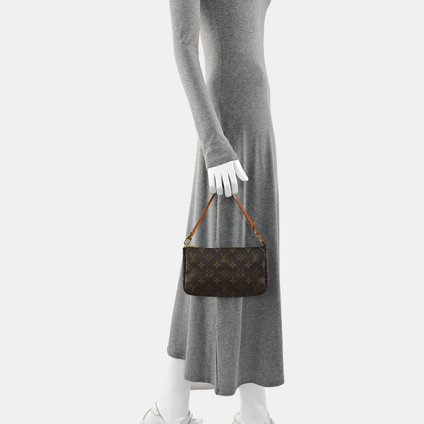 ACCESSOIRES Monogram Coated Canvas Brown