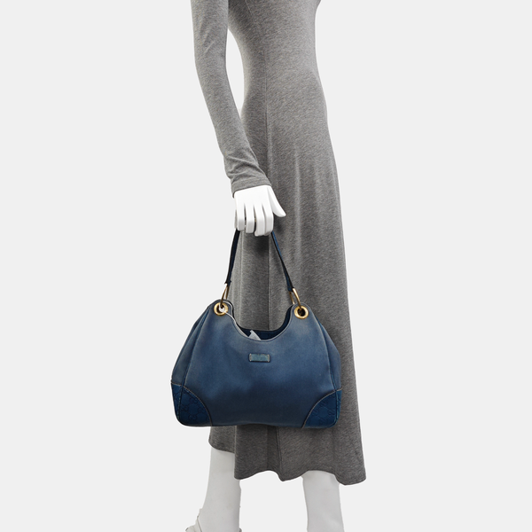 Canvas Shoulder Bag Blue