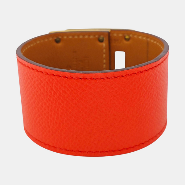 Kelly Dog Leather Red Bangle