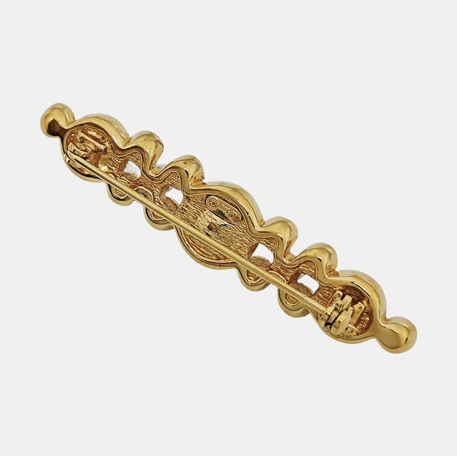 Metal Gold Brooch