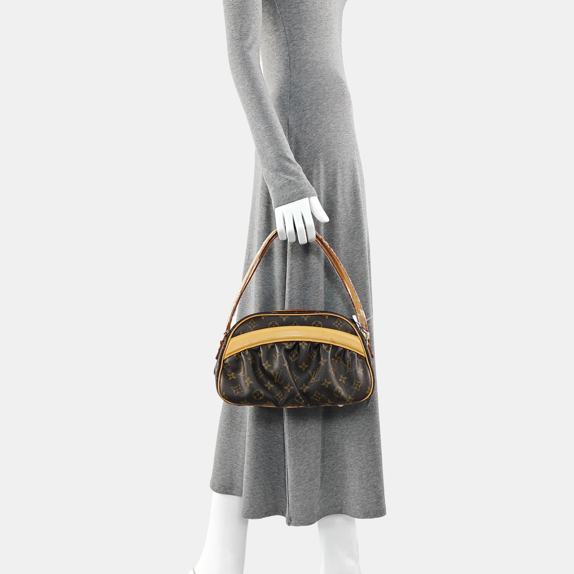 KLARA Monogram Coated Canvas Brown