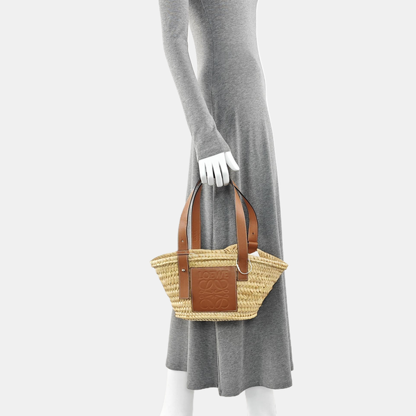 Basket Small Straw Beige