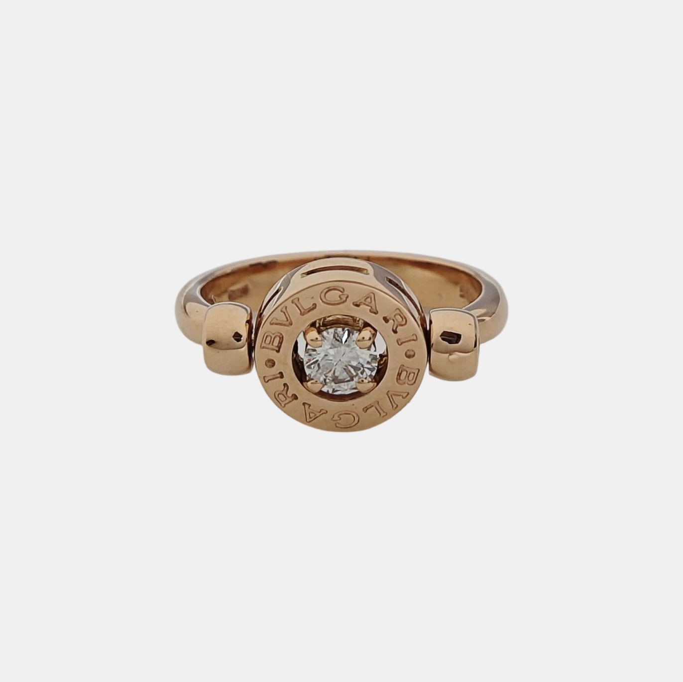 Anillo BVLGARI BVLGARI de oro rosa de 18k EU 50