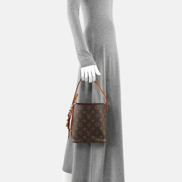 ALL IN Monogram Coated Canvas Brown